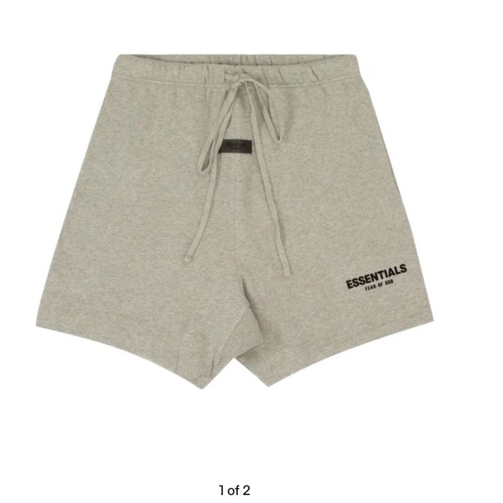 Fear of God Essentials Gray Shorts